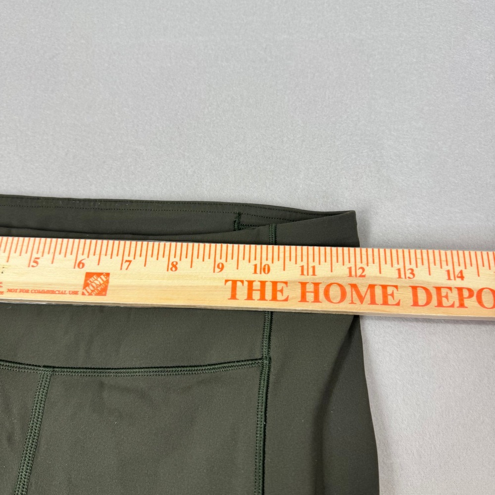 Lululemon Speed Up Full length Tight Olive Green Running Leggings Pockets Size 4 - Picture 7 of 9